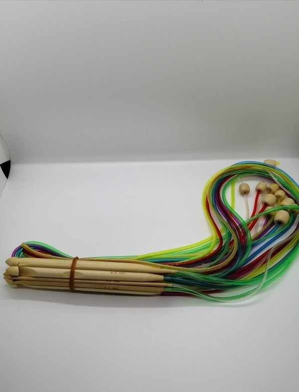 Cable Bamboo Crochet Hook Set (12 pcs)