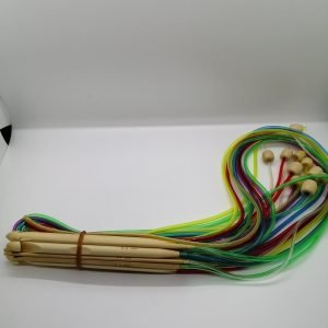 Cable Bamboo Crochet Hook Set (12 pcs)
