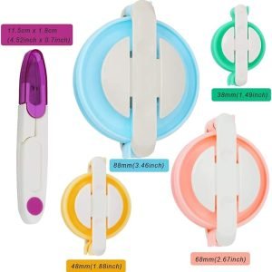 Pom-pom Maker (4 pieces with scissors)